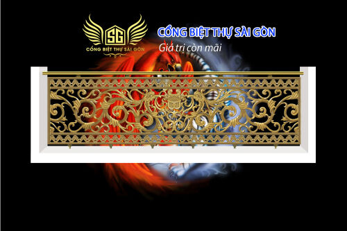 Ban công biệt thự Song phụng