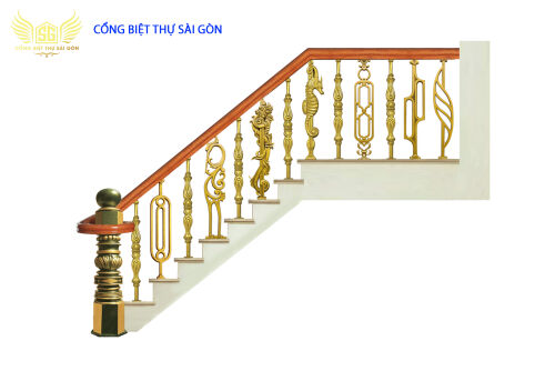 Cầu thang biệt thự 08