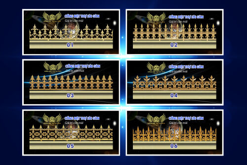 Chông rào biệt thự sài gòn CR01 -CR06